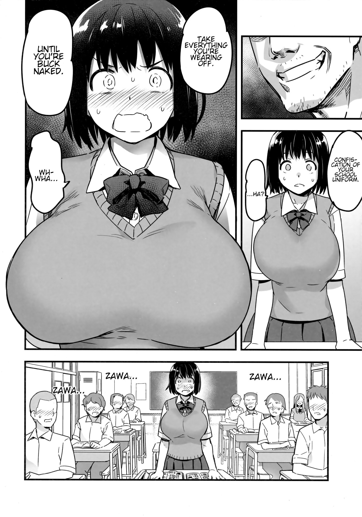 Hentai Manga Comic-The Class Rep Is Buck Naked-Read-12